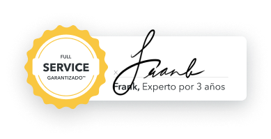 Full service Garantizado. firma. Miguel, Experto por 13 años